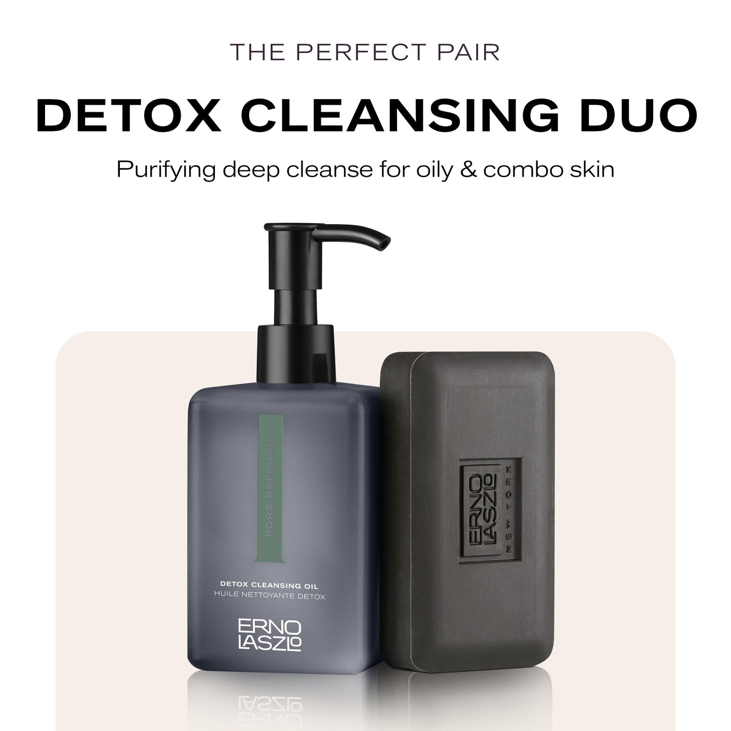 Erno Laszlo Sea Mud Deep Cleansing Face Wash Bar, Detox Charcoal Soap Bar with Dead Sea Mud, Removes Excess Oil, Unclogs Pores, Gently Exfoliates & Purifies Skin, For Oily, Blemish-Prone Skin, 3.4 oz