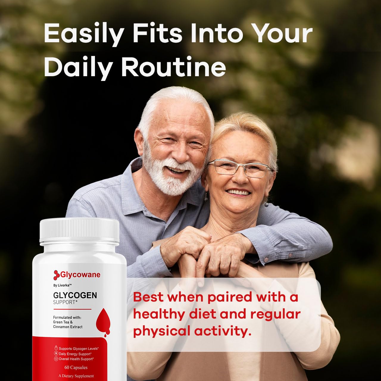 (2 Pack) Glycowane Capsules - Official Glycowan Advanced Glycogen Support Pills, All Natural Glycowane Supplement Maximum Strength Vitamin Health & Wellness Reviews, 120 Capsules for 1 Months