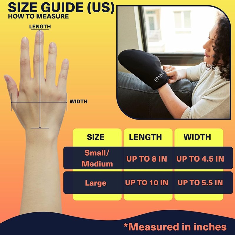 Cold Therapy Socks & Hand Ice Pack Cooling Gloves - Chemotherapy Relief for Neuropathy | Large Size
