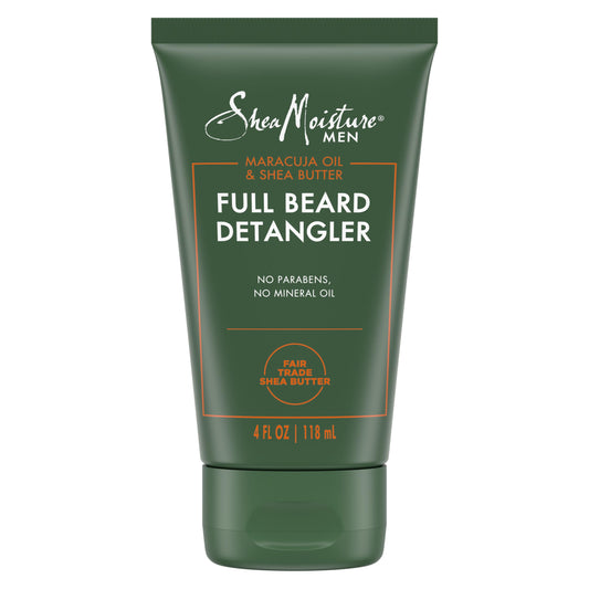 SheaMoisture Beard Conditioner, Full Beard Detangler for Full Beards, Maracuja Oil and Shea Butter, Paraben Free, 4 oz