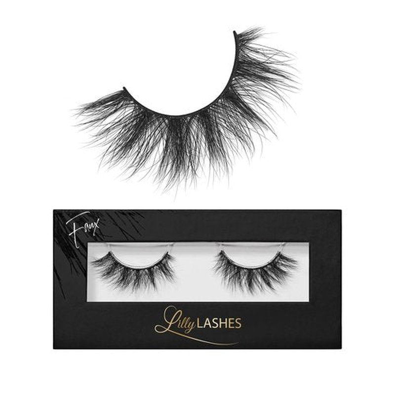 Lilly Lashes 3D Milan Faux Mink Strip Lashes, False Eyelashes Dramatic Look, Reusable False Lashes, Fake Lashes Pack, Lash Strips with Luxury Silk Like Fibers, No Lash Glue Included