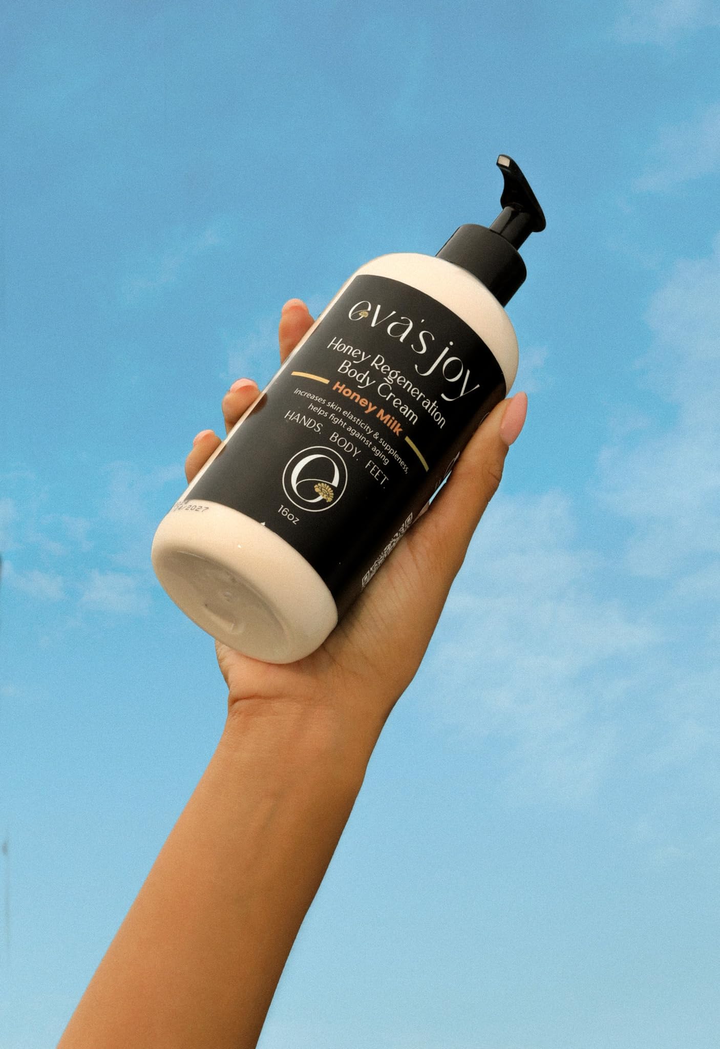 Eva's Joy Honey Milk Regeneration Body Cream, 16 oz