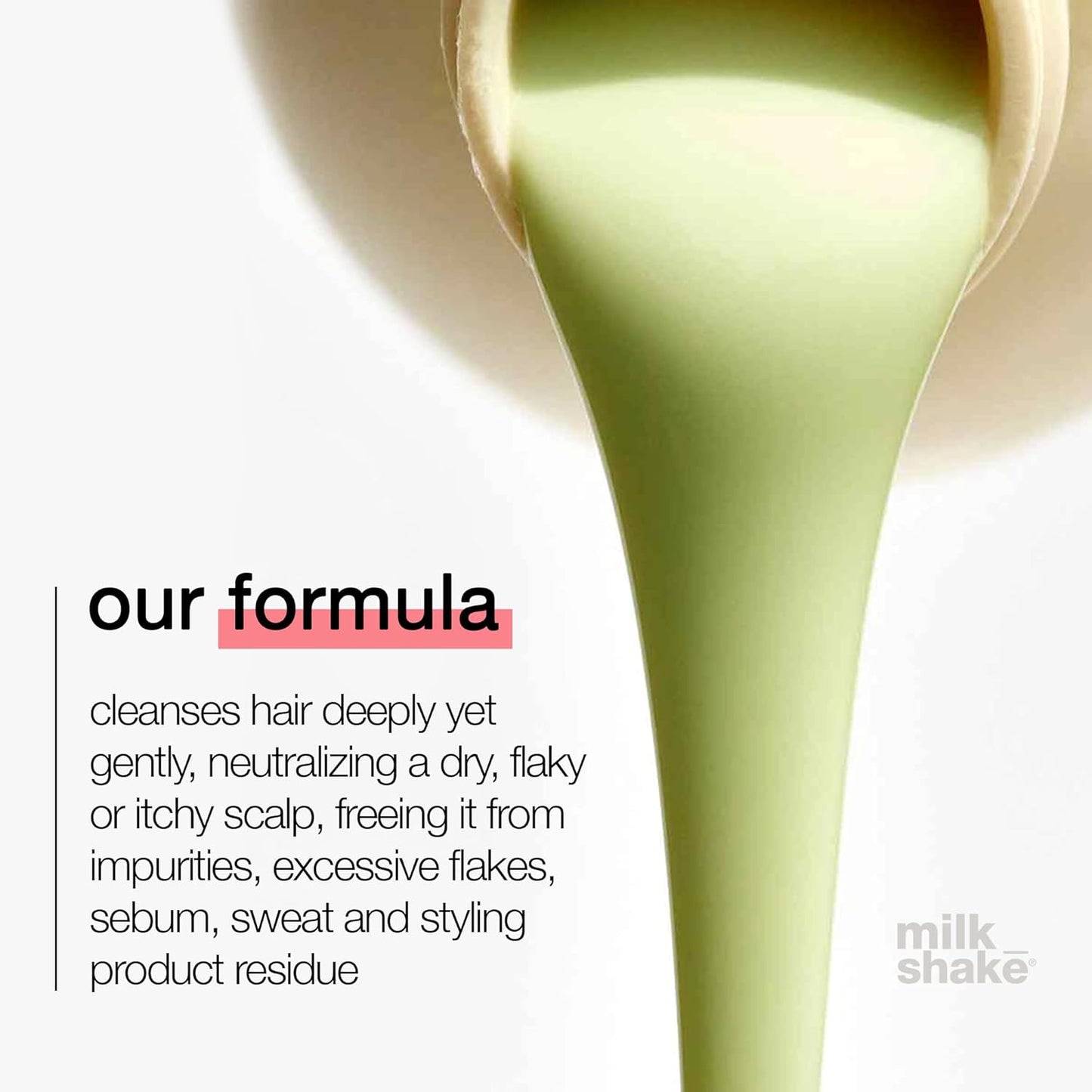 Purifying Blend Shampoo for Oily Hair - milk_shake Deep Cleansing Formula