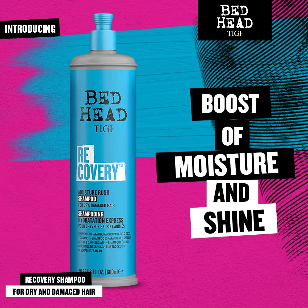 Bed Head Resurrection Shampoo for Damaged Hair - 13.53 fl oz (Pack of 2)