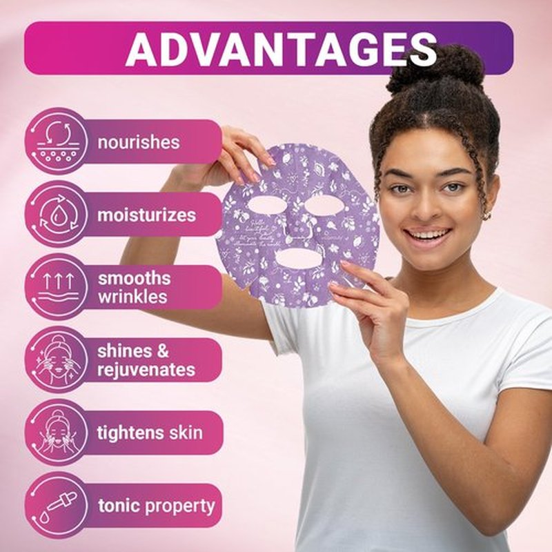 VIABEAUTY 12 Pack of Sheet Face Masks Skincare - Collagen Face Mask Sheets with Hyaluronic Acid, Vitamin C, Snail Mucin - Facial Sheet Mask for Hydrating, Rejuvenating, Moisturizing