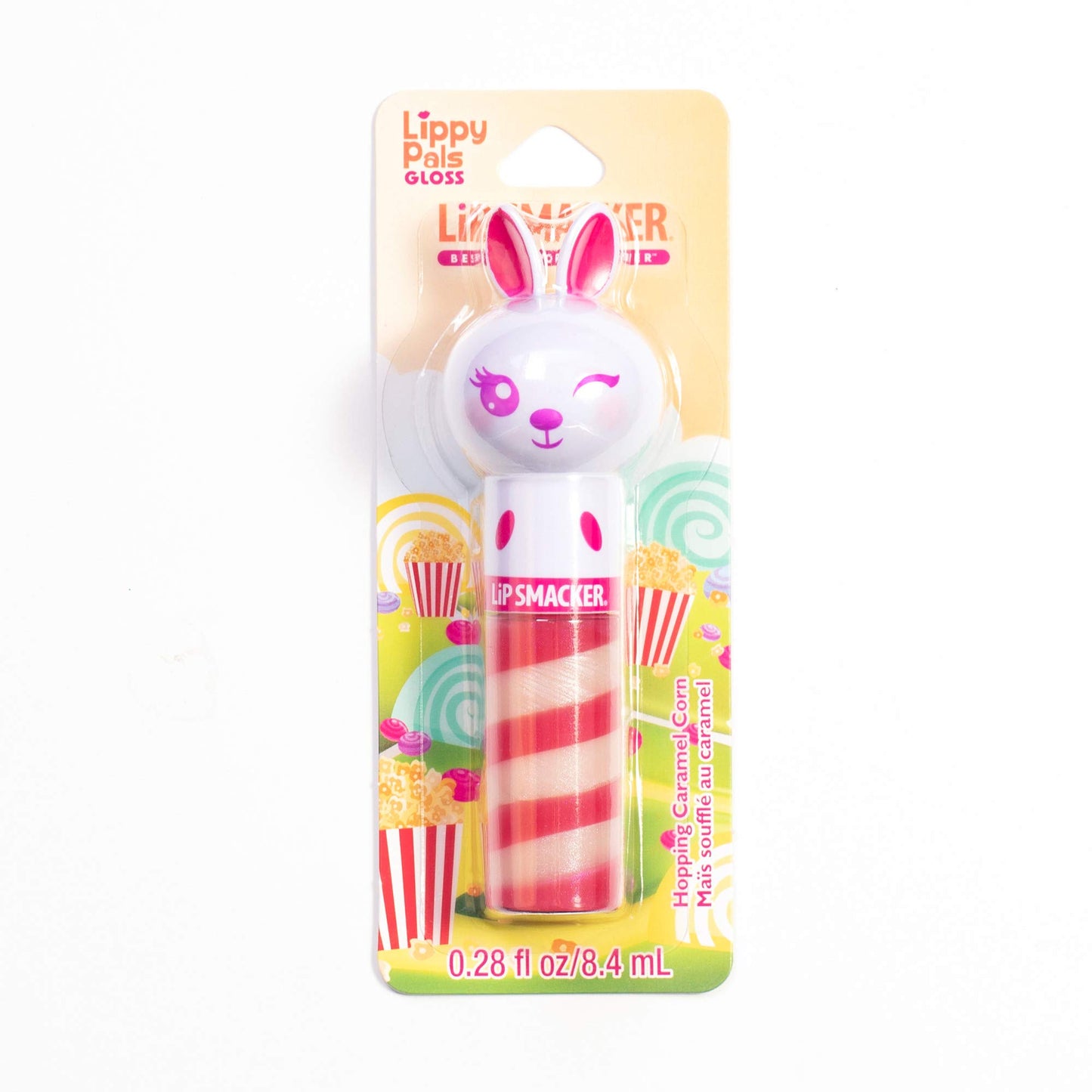 Lip Smacker Lippy pal swirl lip gloss, Bunny - Hopping Caramel Corn, 0.14 Ounce (Pack of 2)