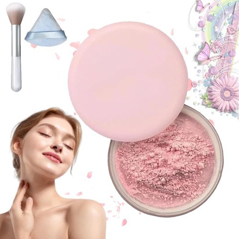 Luminance Milano Powder,Luminance Milano Pink Powder,Luminance Milano Setting Powder,Blurring Setting Powder By Luminance Milano,Waterproof And Sweat-Proof Setting Powder For All Skin Tones (01, 6G)