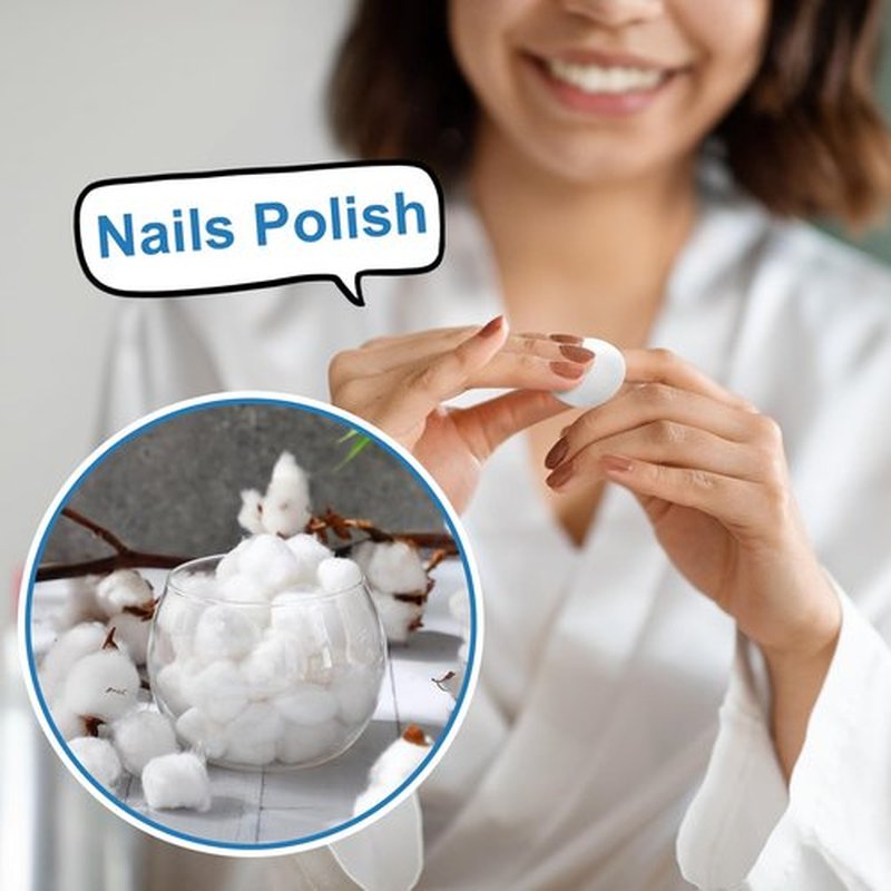 Heigble 3000 Pcs Soft Cotton Ball Bulk Organic Medium Cotton Ball Absorbent Multipurpose Pure Cotton Ball for Nail Polish Remover Makeup Removal First Aid Face Crafting Cleaning Skin Applying Lotion