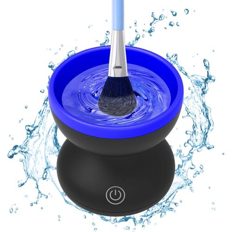 Catcan Brush Cleaner Makeup, Electric Makeup Brush Cleaner, Makeup Brush Cleaner Machine, Portable Automatic Cosmetic Brush Cleaner Tools, Paint Brush Cleaner Spinner, Fits for All Size Brushes