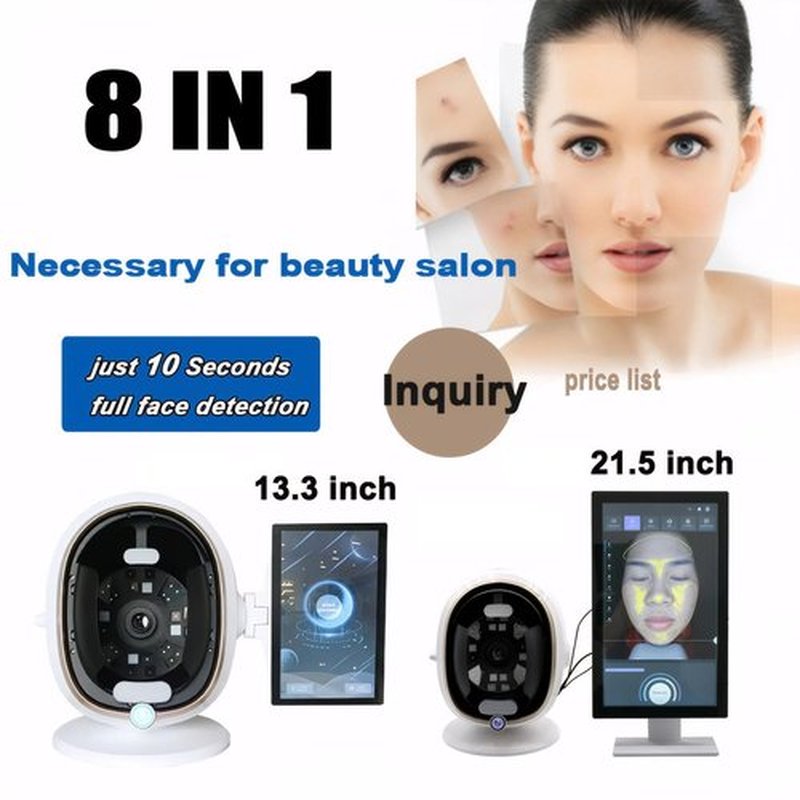 Professional Skin Analyzer Machine - Cobbawe Facial Skin Detection & Analysis for Healthy Skin Care （MK-W-13.3）