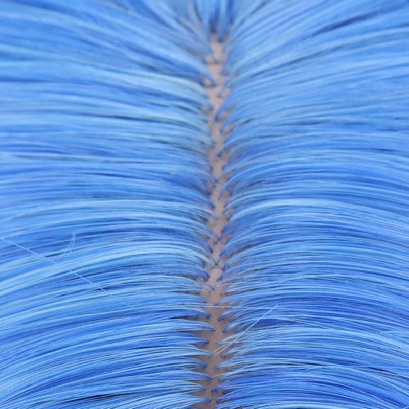 BERON Blue Wig Long Curly Wig Ombre Blue Wig Long Wavy Wig Blue Wigs for Women Synthetic Wig for Daily Party