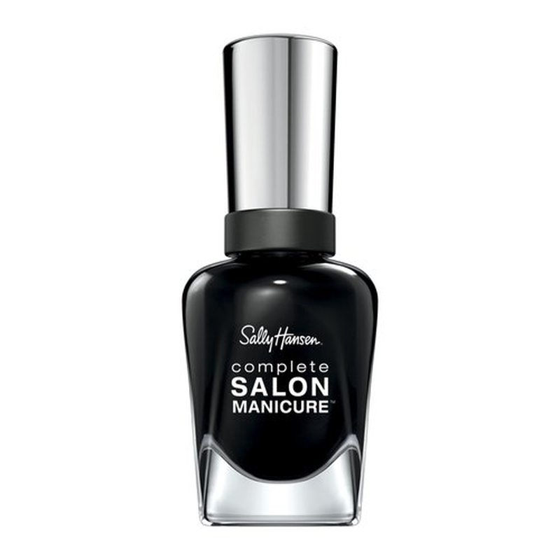 Sally Hansen - Complete Salon Manicure Nail Color, White To Black, Hooked on Onyx (SG_B01LXRV8OY_US)