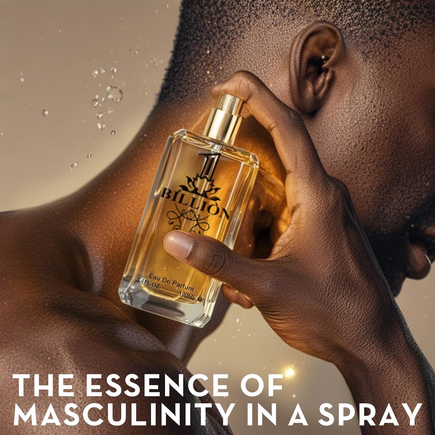 1 Billion For Men - 100ml Eau De Parfum Luxury Fragrance Spray, Cologne For Men - Daywear, Casual Daily Cologne - 3.4 Oz Bottle - Long Lasting EDP Ideal Gift for Birthday, Anniversary or Just You.