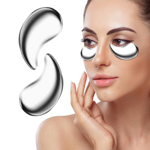 Mini Cooling Eye Pad for Puffy Eyes, Unbreakable Stainless Steel Eye Mask, Anti-Aging Hot or Cold Using for Eyes Wrinkles Puffiness Relief