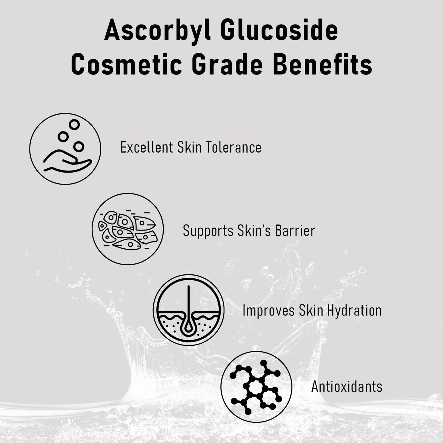 MAYKER Ascorbyl Glucoside Powder 0.7oz, Cosmetic Grade, High Purity Vitamin C Derivative for DIY Ascorbyl Glucoside Serums, Fine, Easy to Use Cosmetic Raw Material