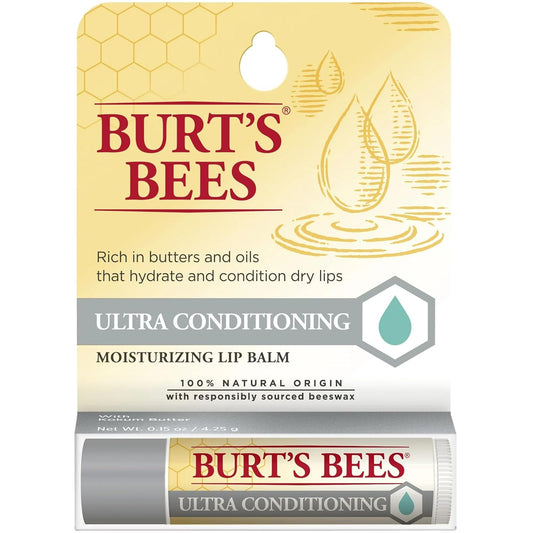 Burt's Bees Lip Balm - Ultra Conditioning Kokum Butter | 0.15 oz (Pack of 5)