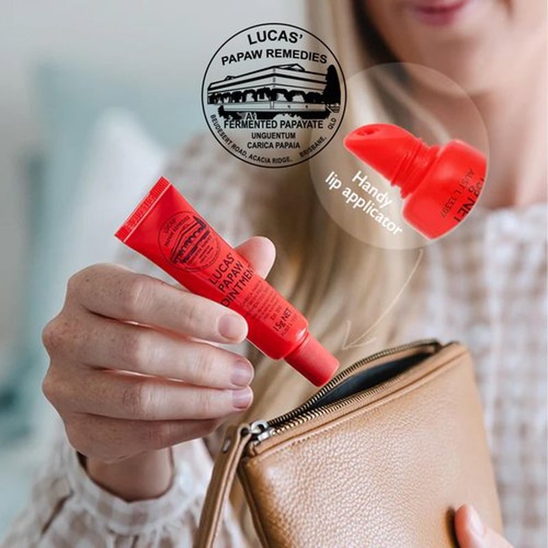 Lucas Pawpaw Ointment 4 x 15g Pawpaw Balm for Lips & Dry Skin - Unique All Skin Types, All Gender- Any Season Gift Pack | Imported Directly From Australia