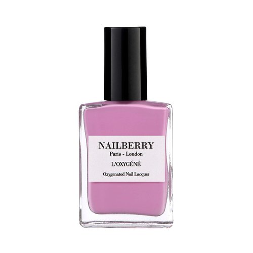 Nailberry L'Oxygéné Oxygenated Nail Lacquer | Lilac Fairy | Pale Lilac Opaque Nail Polish | UV Protected Long-Wear Nail Polish | 12-Free | Vegan | Certified Halal | Cruelty & Gluten Free | 15 ml