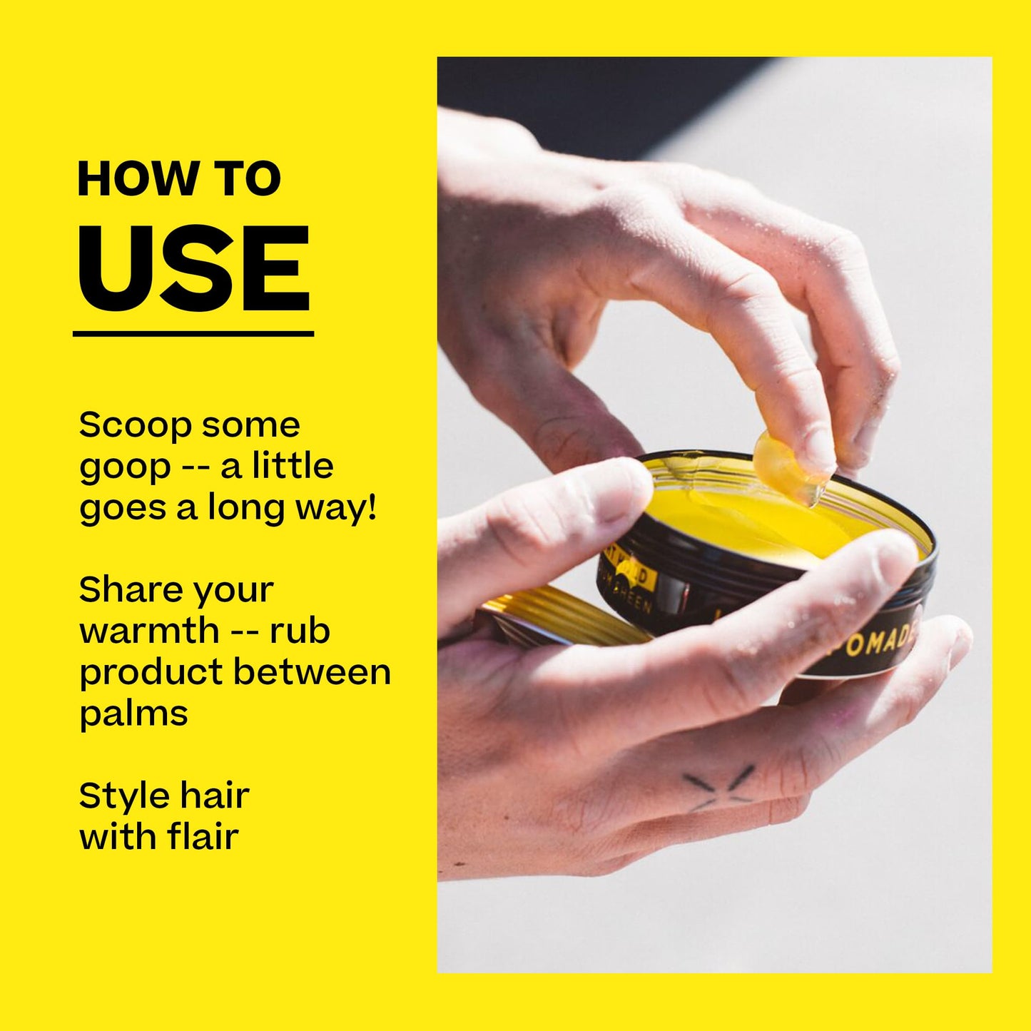 BYRD Hairdo Products Slick Pomade 2-Pack - Flexible Hold, Medium Sheen, Add Slick Style to All Hair Types, 3.35 Oz Each (Two Pack)