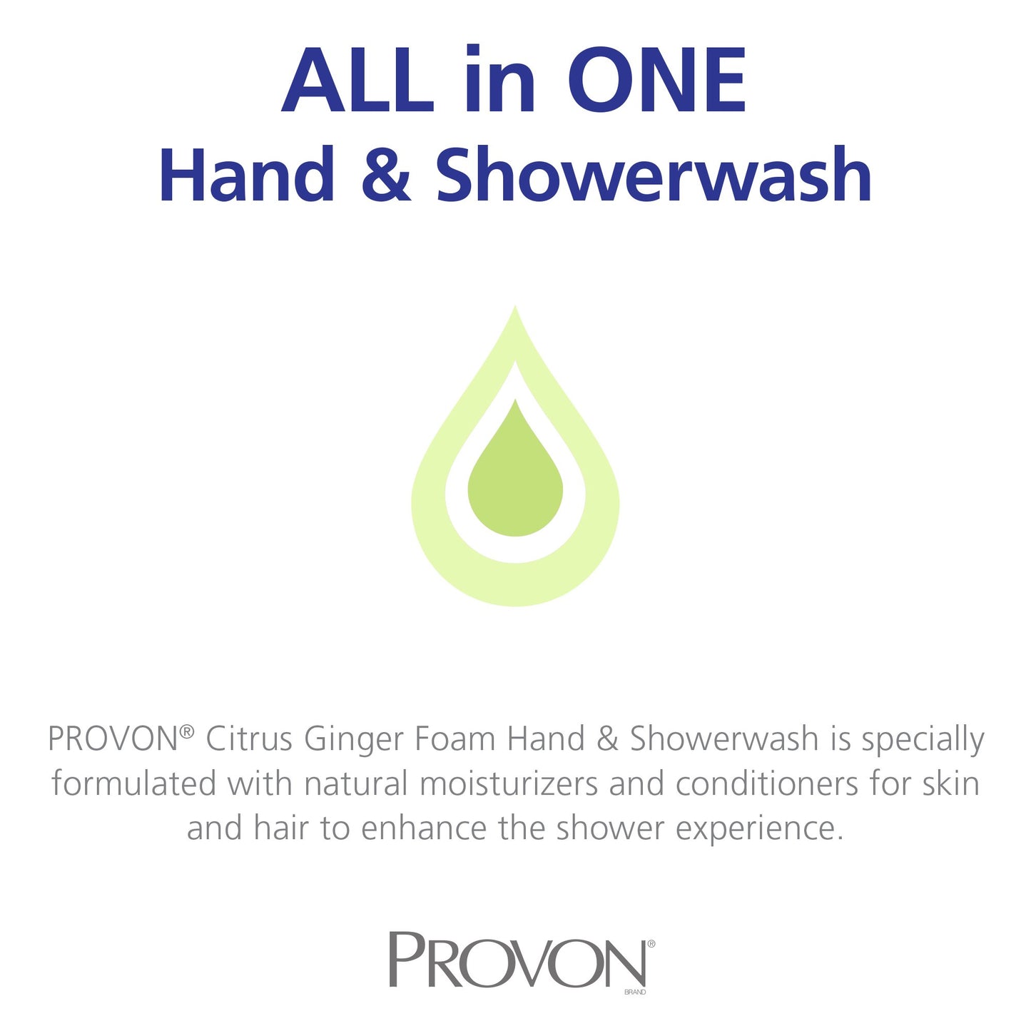 PROVON ADX-7 Antibacterial Foam Handwash, 700 mL Handwash Refill for PROVON ADX-7 Push-Style Dispenser (Case of 4) - 8722-04