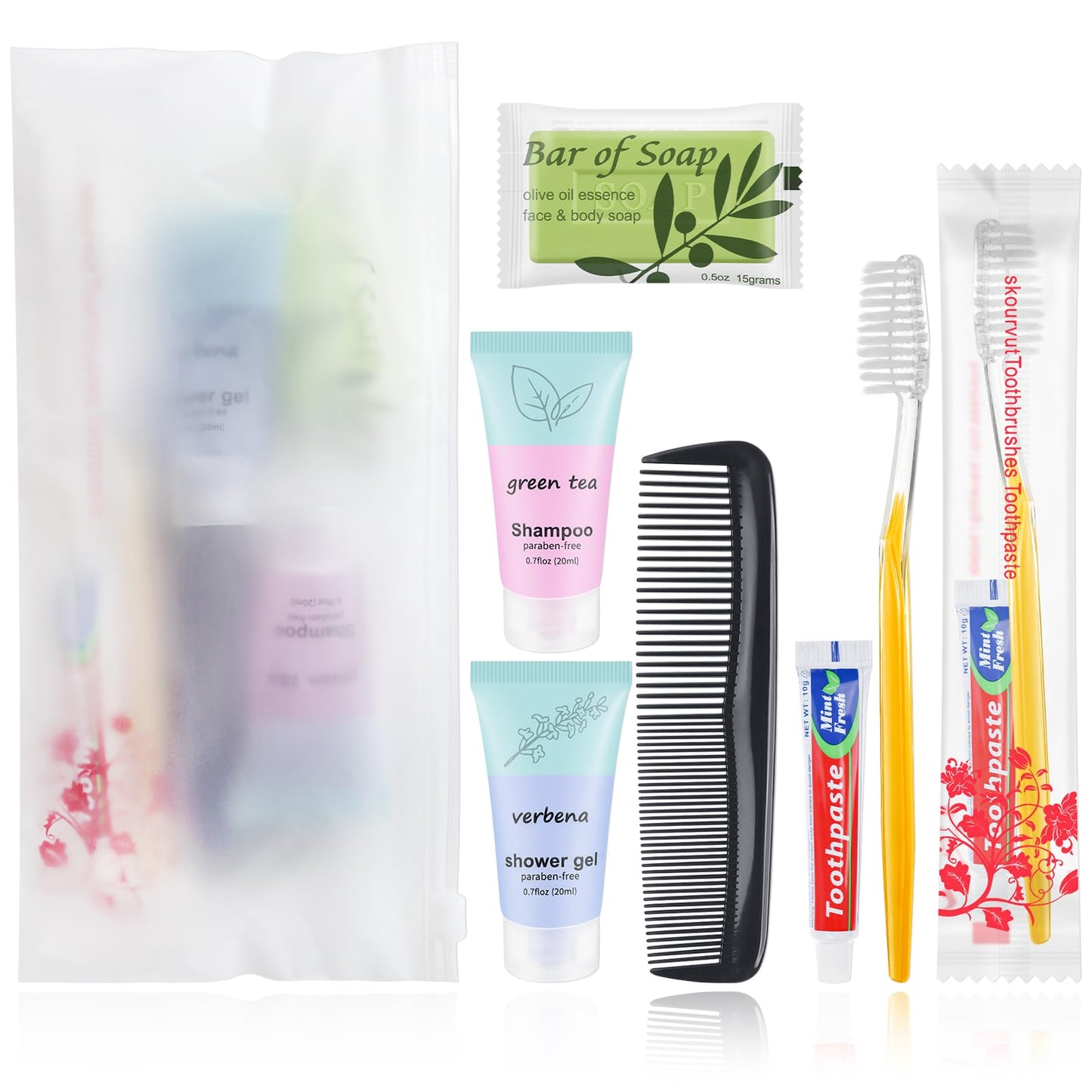 Homeless Hygiene Kit,Bulk Basic Toiletry Kits Care Package Supplies