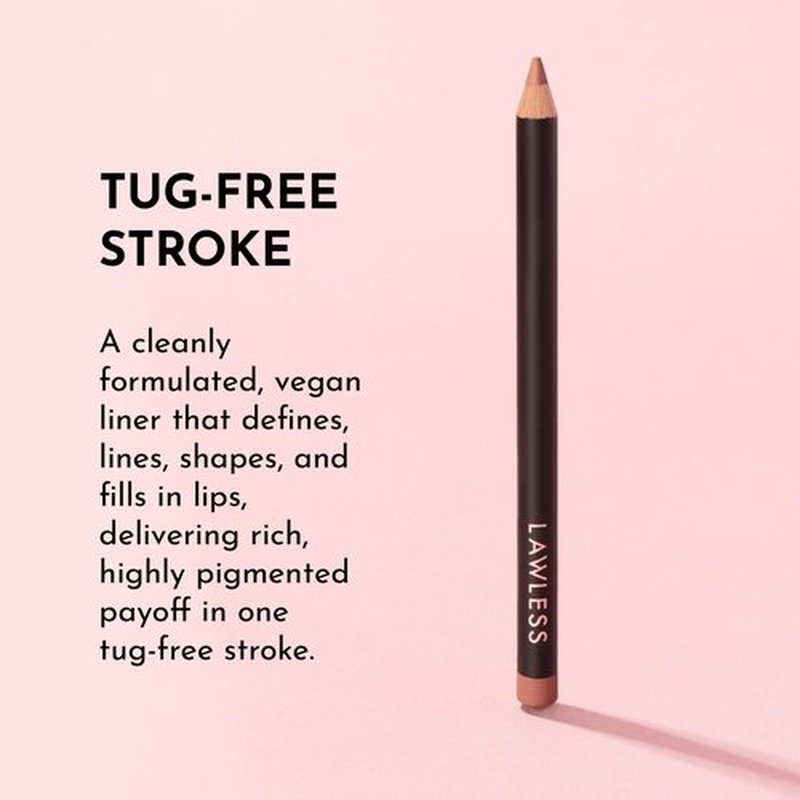 Lawless Women's Forget the Filler Definer Liner, Nude Honey, Pink, 0.04 Ounce