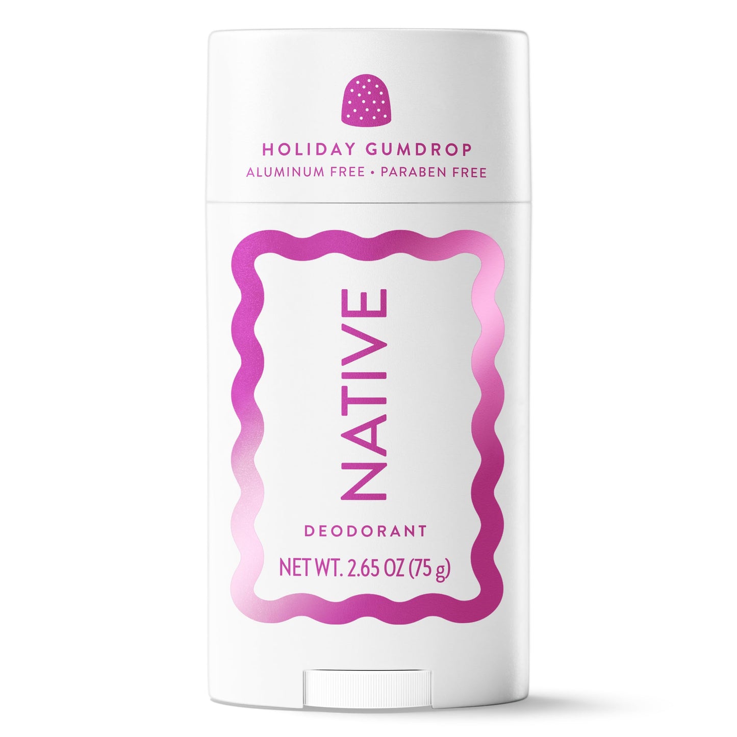 Native Deodorant, Holiday Edition, Holiday Gumdrop Scent, Contains Naturally Derived Ingredients, 72 Hour Odor Control | Deodorant for Women and Men, Aluminum Free with Baking Soda