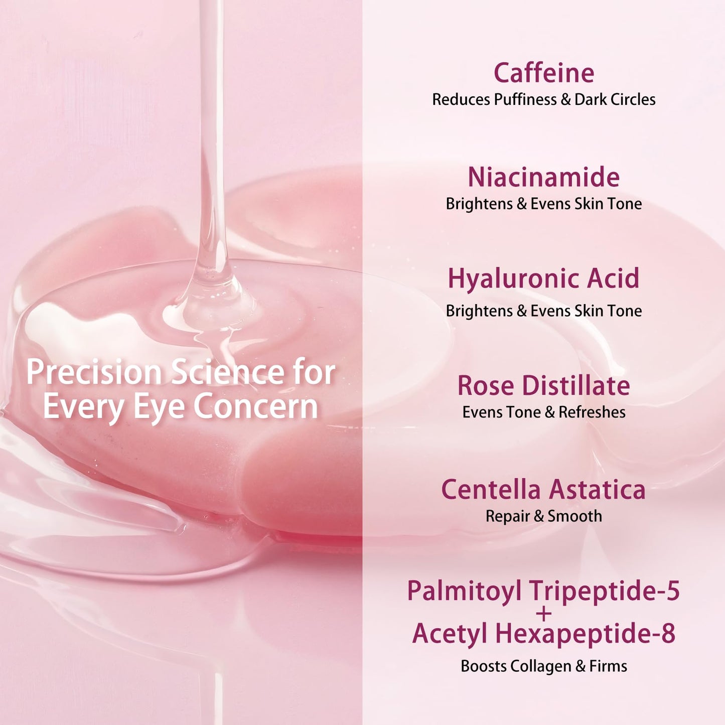 AveCera Under Eye Patches for Dark Circles, Puffiness and Fine Lines Cooling Eye Masks with Caffeine, Niacinamide & Hyaluronic Acid, Depuffing, Brightening, Hydrating Under Eye Patches