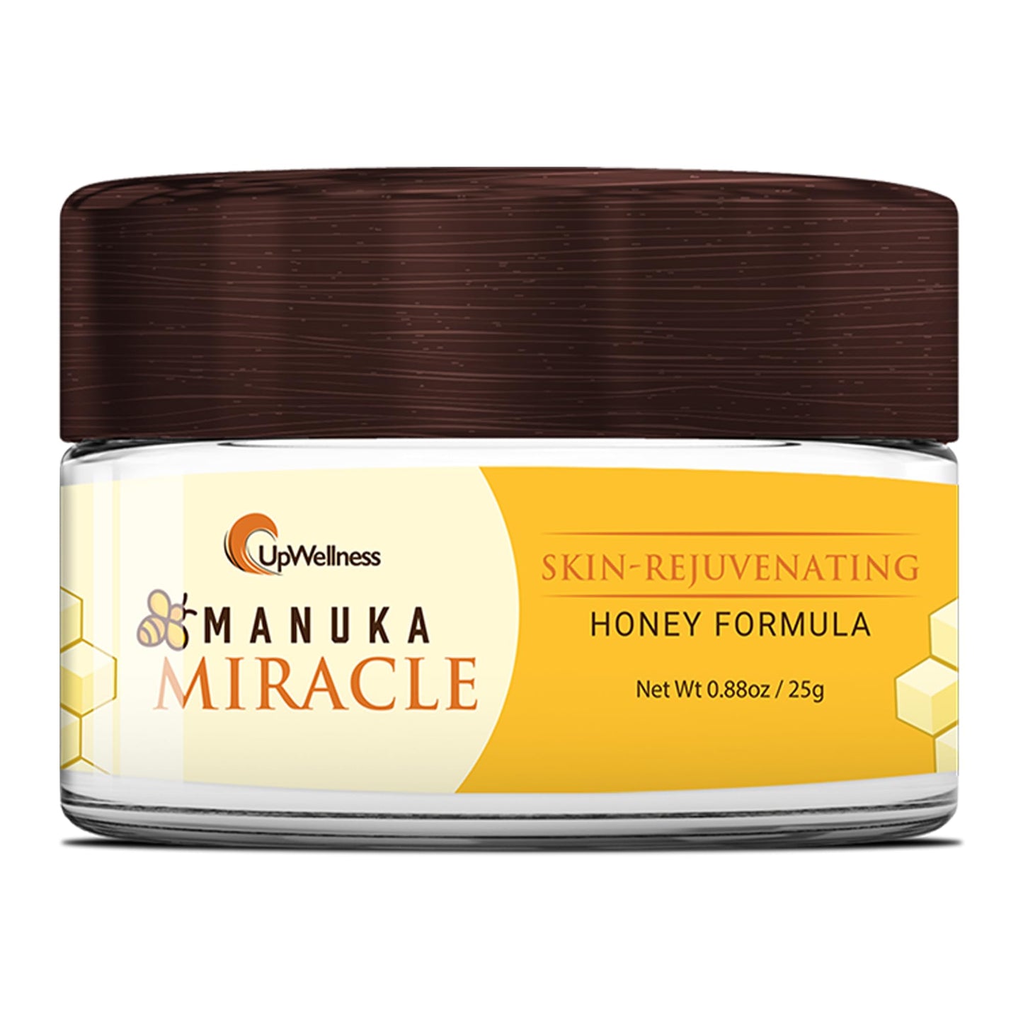 UpWellness Manuka Miracle - 100% Natural Manuka Honey Lotion - Manuka Honey Cream for Smooth, Radiant Skin - Physician-Formulated