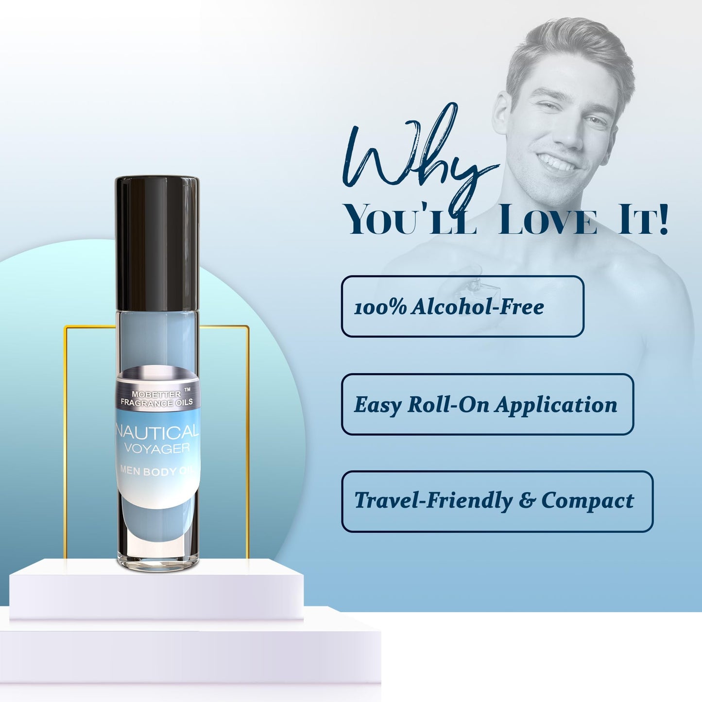 MOBETTER FRAGRANCE OILS Nautical Voyager Men Cologne Body Oil