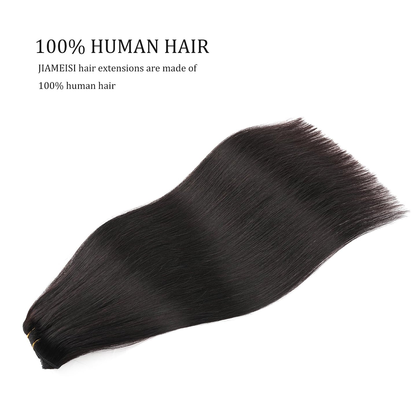 Human Hair Clip in Extensions,120g 8pcs Clip in Human Hair Extensions Straight Remy Hair Clip In Extensions #1B Natural Black 22inch Clip In Real Hair Extensions