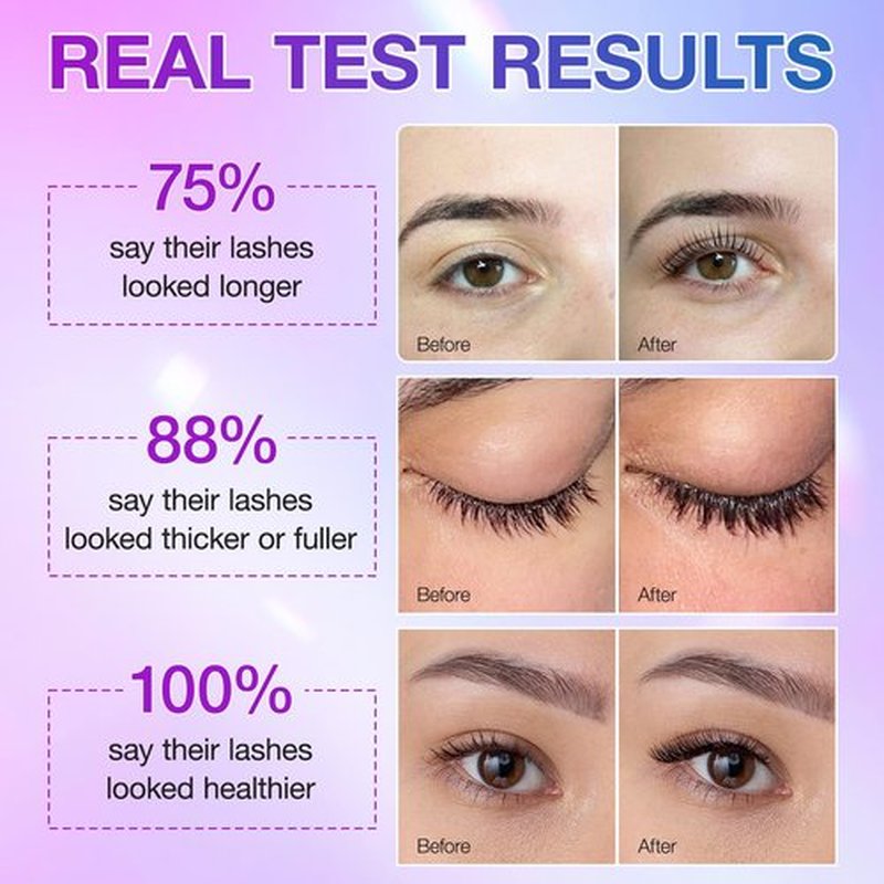 Eyelash Serum Lash Growth Enhancer,Advanced Eyelash Growth Serum with Biotin & Advanced Peptides Complex Lash Serum for Eyelash Growth Promotes Thicker & Longer, Healthy Eyelashes 10ml