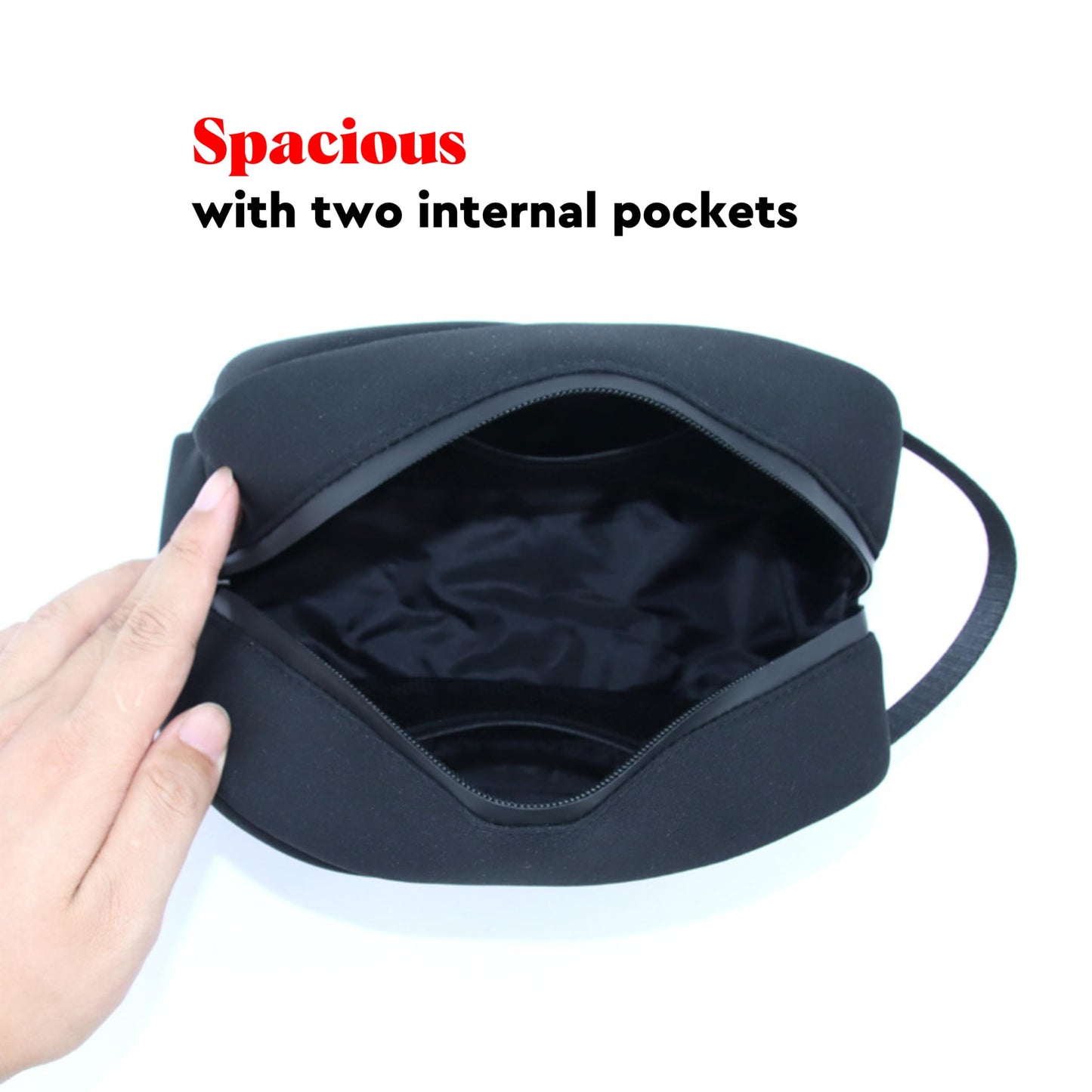 Wolf Project Neoprene Dopp Kit For Men, Toiletry Bag, Travel Kit, Accesories Organizer, Water Resistant