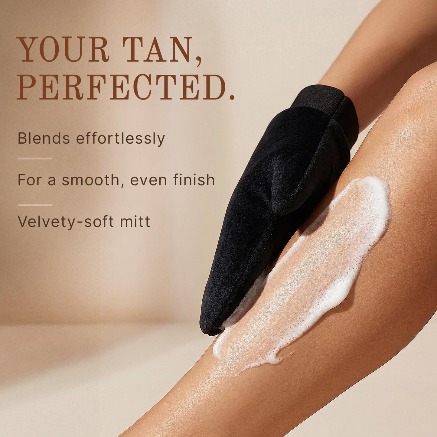 Self Tanner Tanning Mousse Kit - USA Made with Natural & Organic Ingredients, Self Tanner Mousse and Mitt, Tan Kit, Fake Tan Tanning Foam, Ultra Dark, Sunless Tanners Best Sellers