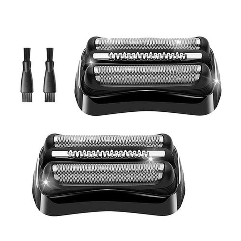 21B 2PCS, Series 3 21B Electric Shaver Replacement Head Compatible, 21B Replacement Electric Shaver Heads for Men Razor Shaving Blades Fit for Braun Series 3: 3040s 3000s 3050cc 3010s 3070cc 3080s