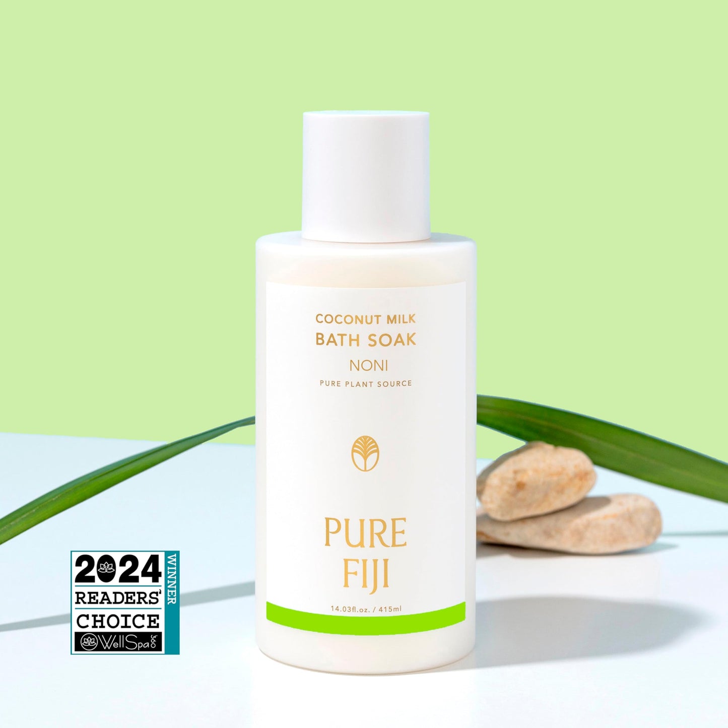 Pure Fiji Coconut Milk Bath Soak, Noni (14oz/415ml)
