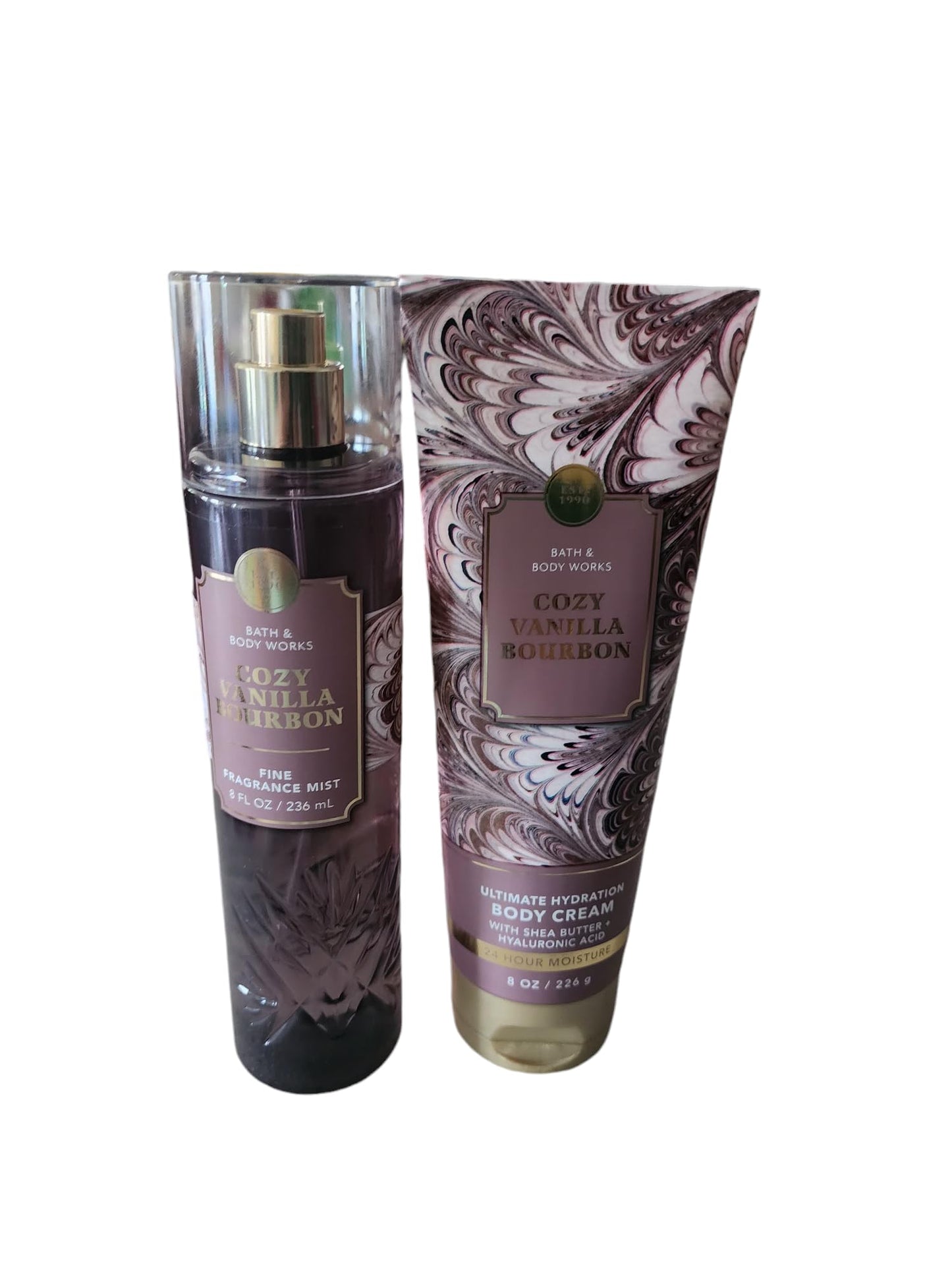 Bath & Body Works Bath and Body Works Fragrance Gift Sets (Vanilla Bourbon Mist and Cream)