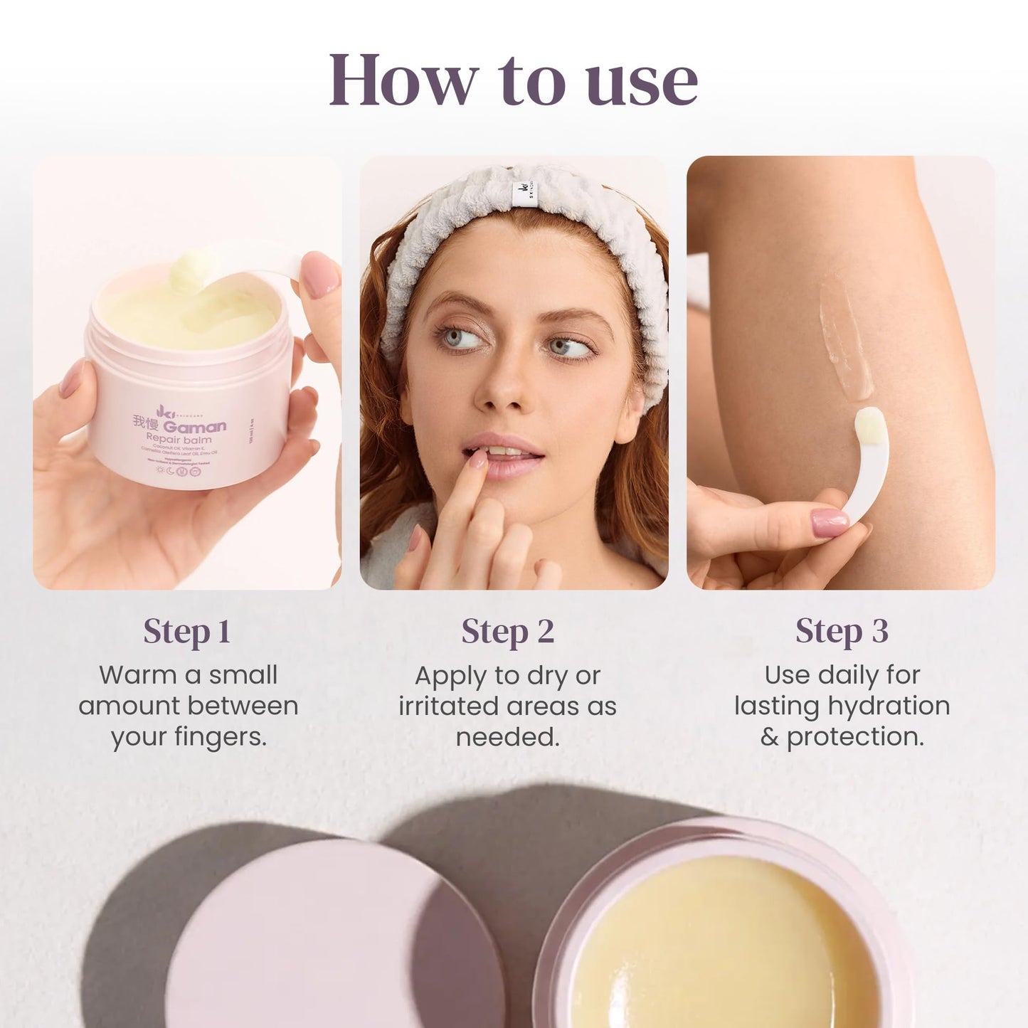 IKI Skincare - Gaman Body Repair Balm - Intensely Nourishes Dry Skin - Repairs Damaged Skin Barrier - Soothes Irritation & Itching - Locks In 24-Hour Moisture - With Natural Oils & Vitamin E - 120ml
