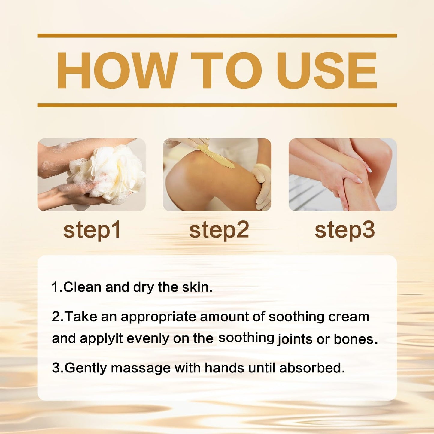 2 Pcs Botulinum Bee Venom Bone Healing Cream,Soothing Joint Muscle Rub for Back, Neck, Hands, Feet.