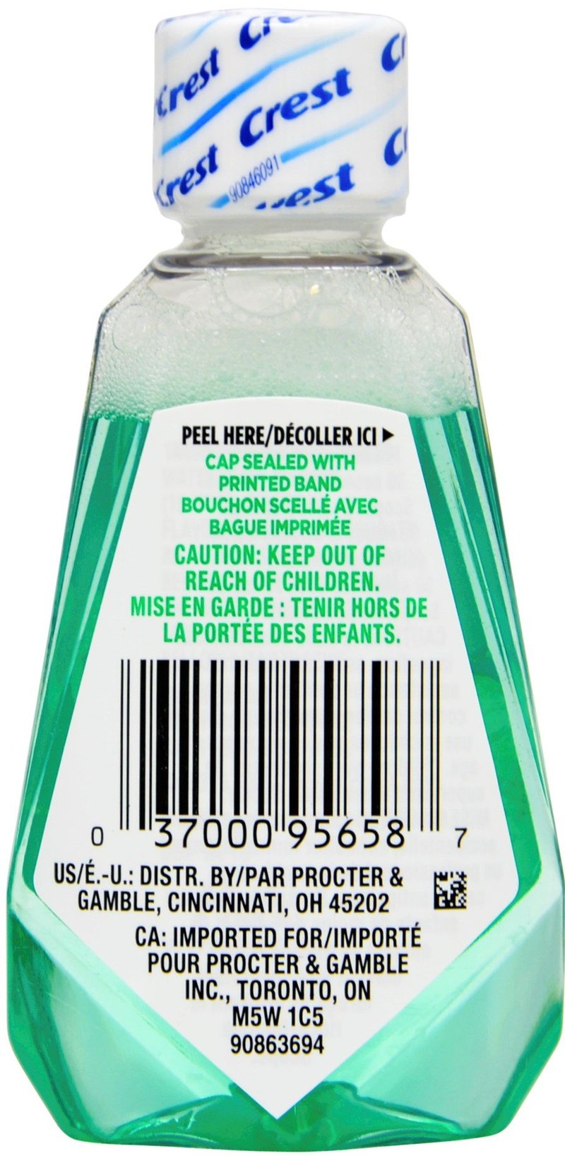 Scope Travel Size Mouthwash Classic Original Mint 1.2 Oz 48 Pack