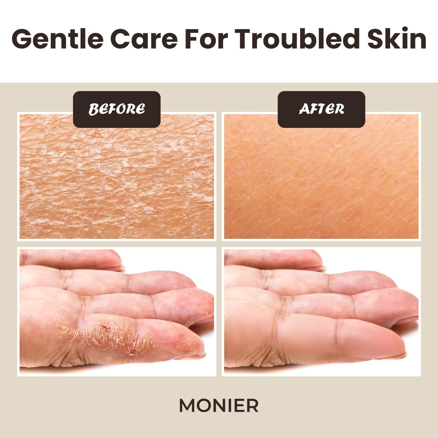 MONIER Goat Milk Soap Bar For Dry & Sensitive Skin - 100% Natural & Organic Skin Care - Enriched with Shea Butter - Use on Face, Body & Hands - For Men, Women, Kids & Baby (Lavender, 3 Pack)