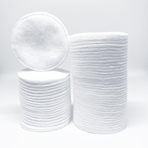 Orgametics Cotton Rounds, 100% Natural Turkish Cotton Premium Makeup Remover and Facial Cleansing Round Pads, Lint Free, Hypoallergenic and Ultra Soft, Luxury Quality (400 Count-Pack of 4)