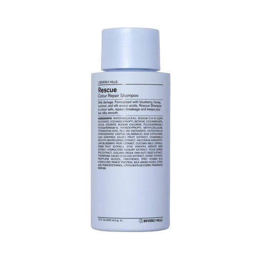J Beverly Hills Blue Rescue Colour Repair Shampoo with Honey Extract for Hair Shine, (3 Oz, 12 Oz, 32 Oz)