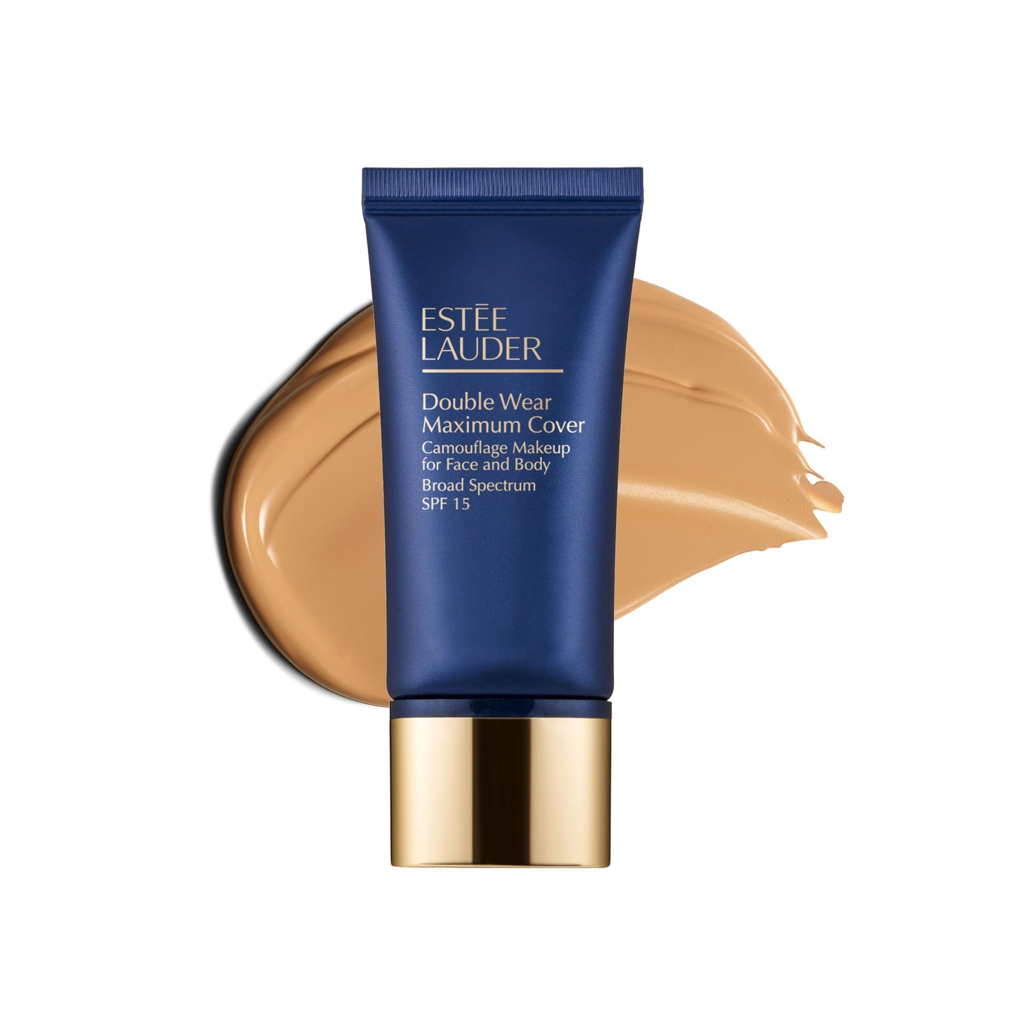 Estée Lauder Double Wear 24-Hour Maximum Cover Camouflage Foundation Makeup for Face and Body SPF 15 | Full Coverage | Tattoo Cover Up Makeup Waterproof, 1.0 Fl Oz,4W1 Honey Bronze