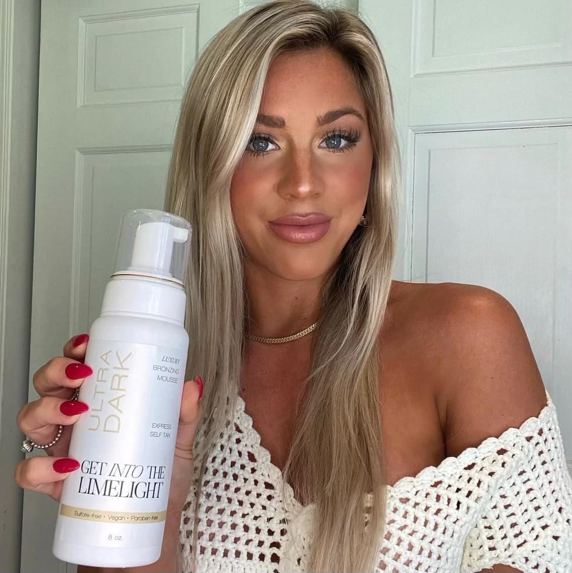 Get Into The Limelight Original, Ultra Dark Starter Kit with Self Tanning Mousse Plus Body and Face Applicator Mitts, Develops in 8+ Hours