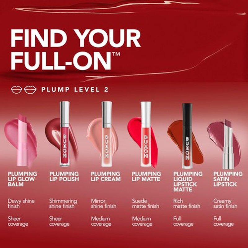 Buxom Full-On Plumping Liquid Lipstick Matte, Plumping Lip Color with Vitamin E, Hyaluronic Acid & Plumping Peptide Complex, Hydrates & Smooths Lip Lines, Transfer-Proof, Cruelty-Free (Angel Baby)