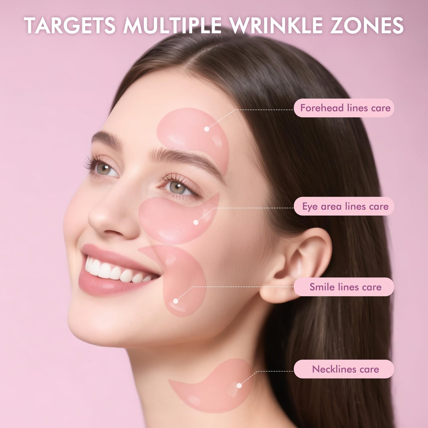 AzLucaky Under Eyes Patches, 40 Pairs Rose Hydrogel Eye Mask for Puffy Eyes and Dark Circles with Rose Essence, Hyaluronic Acid & Niacinamide, Deep Hydrating Eye Treatment for Men & Women