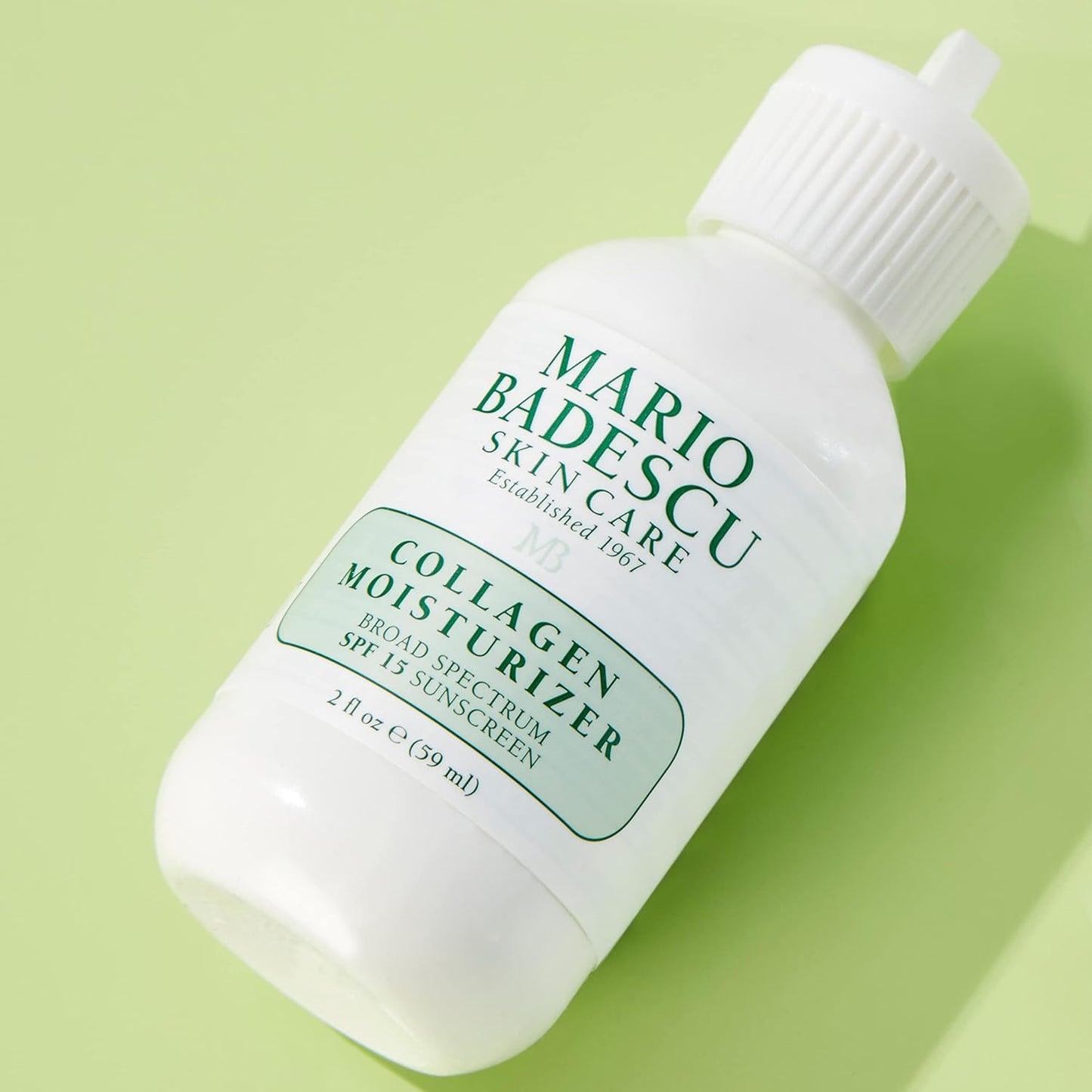 Mario Badescu Collagen Face Moisturizer for Women and Men with SPF 15 for Combination & Sensitive Skin, Daytime Moisturizer Face Cream with Collagen & Cottonseed Oil