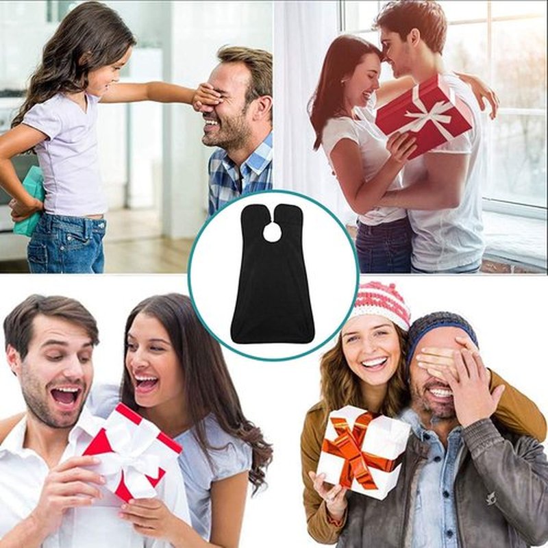 Beard Bib Beard Apron, Beard Hair Catcher for Men Shaving & Trimming Non-Stick Waterproof Beard Cape Grooming Cloth with 3 Suction Cups & A Box Birthday Gifts for Father's Day Men Him Boyfriend