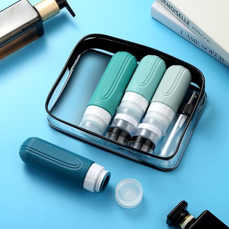 Mrsdry 16 Pack Travel Bottles for Toiletries, TSA Approved Silicone Travel Containers jar for Toiletries, Leak Proof Refillable Liqus Shampoo And Conditioner Travel Essentials toiletry Bottles